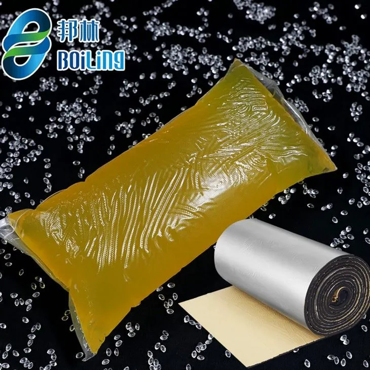 کپاس کی موصلیت کے پائپ گرم پگھلنے والی چپکنے والی