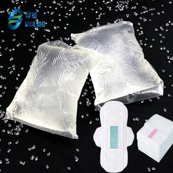 سینیٹری پیڈ گرم پگھل چپکنے والی