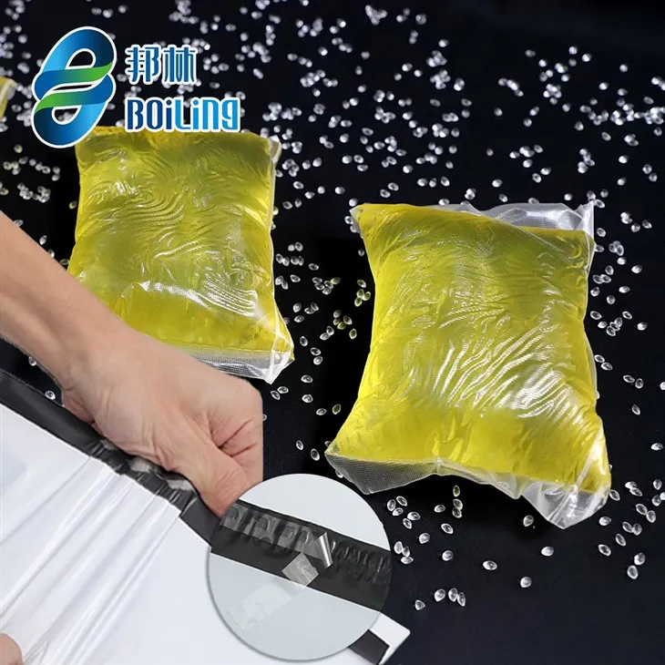 ایکسپریس بیگ کو سیل کرنے کے لیے پیلا گرم پگھلا ہوا چپکنے والا گلو بلاک